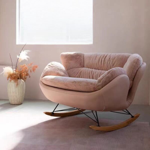 Pink & Pink Double rocking chair - Image 3