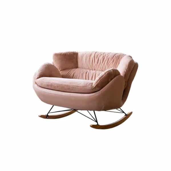 Pink & Pink Double rocking chair