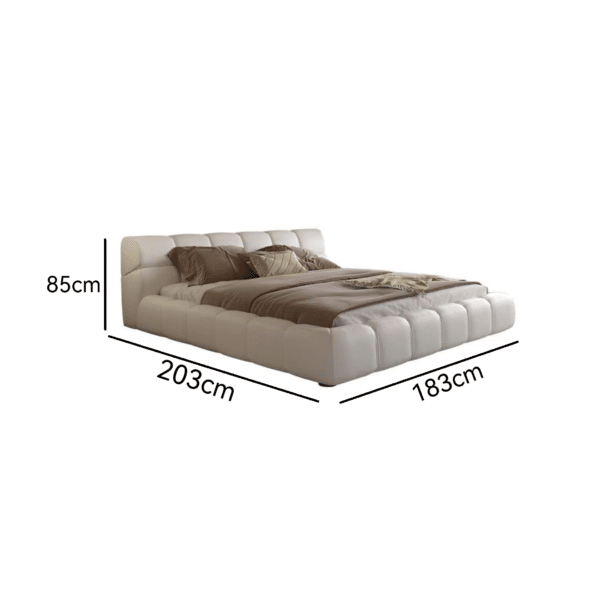 Mara Suede Bed 183 - Image 2