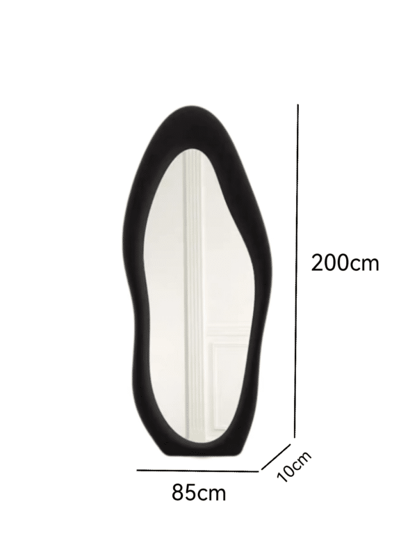 Black Mango-Shaped Mirror 200 - Image 2