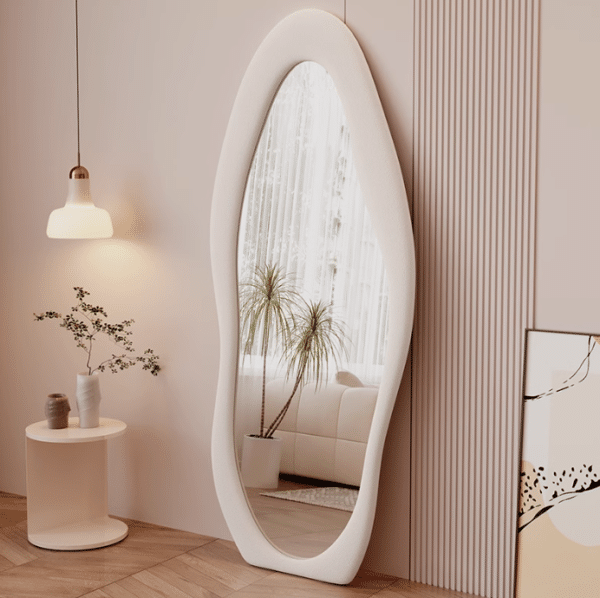 White Mango-Shaped Mirror 200 - Image 6