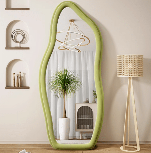 Green Cloud-Shaped Mirror 200 - Image 3