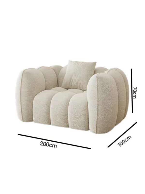 Knot Push Arm Sofa Chair 200 - Image 2