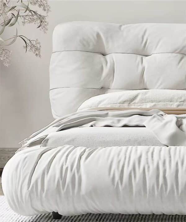 White Plush Cloud Bed Frame 183 - Image 5