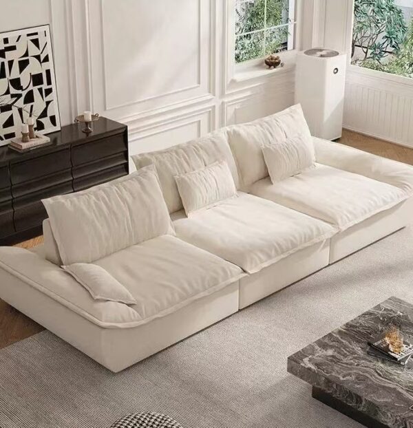 White Adjustable Sailboat Sofa 240 - Image 3