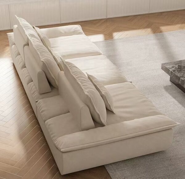 White Adjustable Sailboat Sofa 240 - Image 6